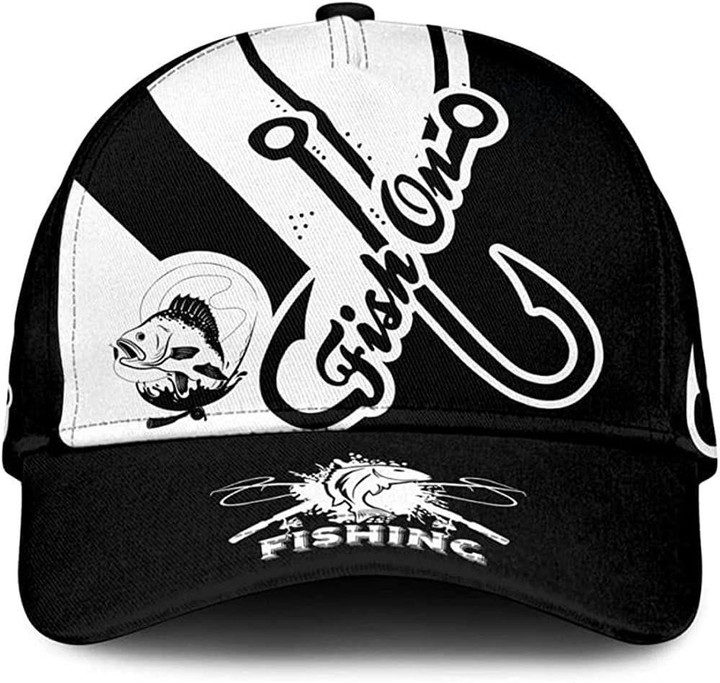 Fish On Fishing Special Gift Custom Name Classic Baseball Cap