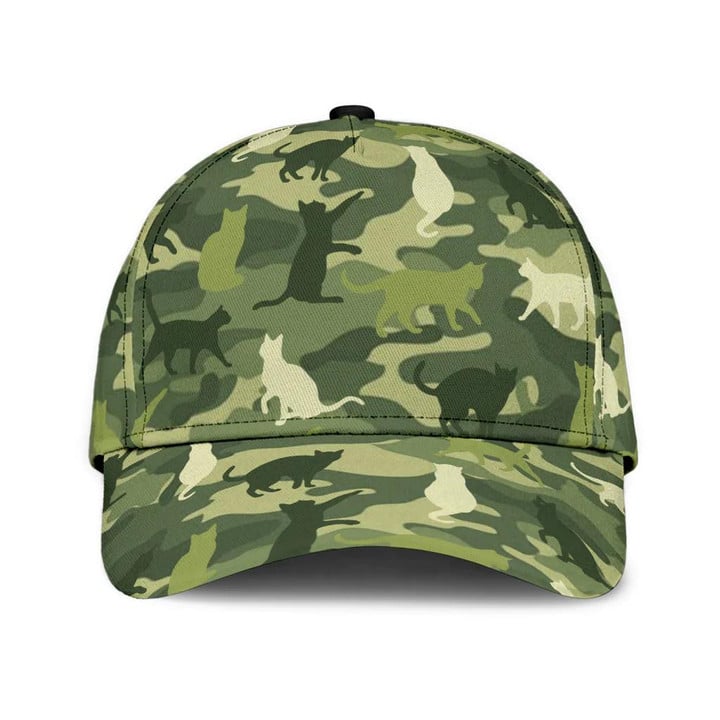 Cat Camouflage Pattern Design Classic Baseball Cap
