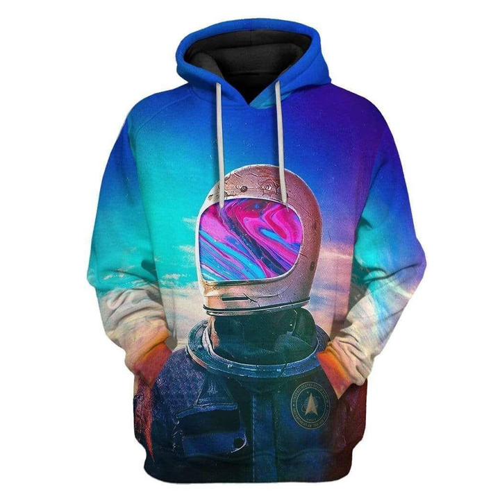 Anti Social Club Blue And Green Color Pullover 3D Hoodie