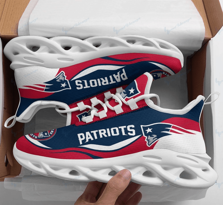 New England Patriots Max Soul Shoes Yezy Running Sneakers