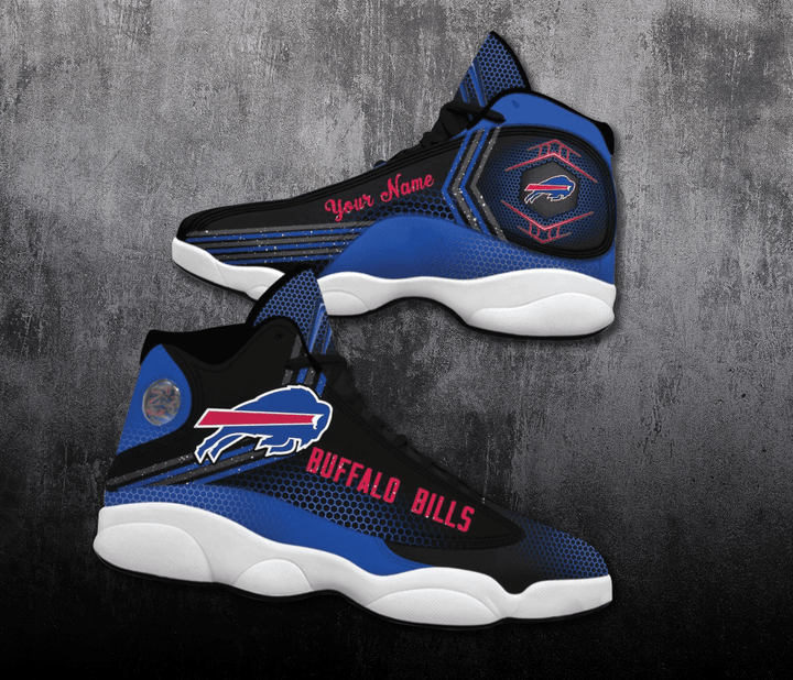 Buffalo Bills Air Jordan 13 Custom Name Personalized Shoes