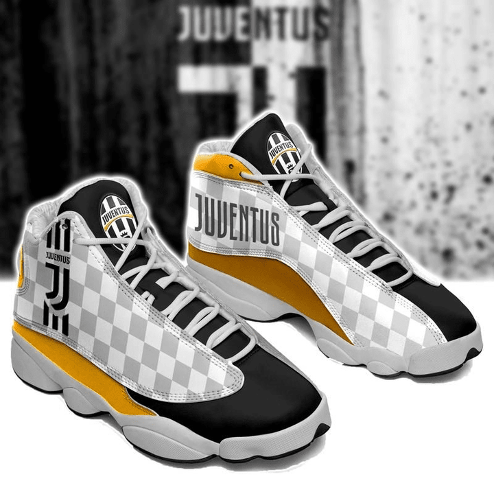 Juventus Air Jordan 13 Sneakers Sport Shoes For Fans