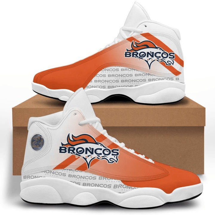 Denver Broncos American Air Jordan 13 Sneakers Sport Shoes For Fan Sneakers