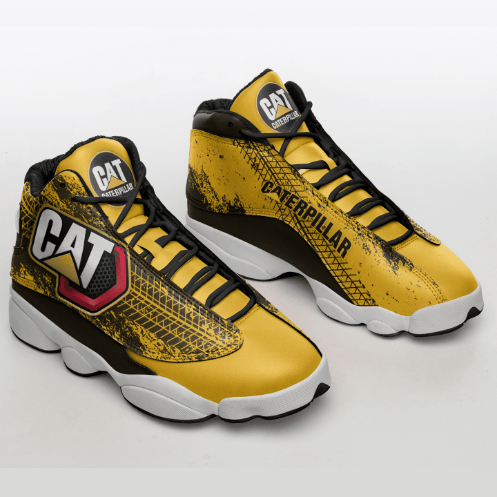 Caterpillar Inc. Air Jordan 13 Shoes Custom Name