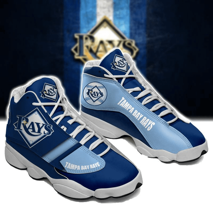 Tampa Bay Rays Navy light Blue shoes Air Jordan 13 Shoes Sport Sneakers