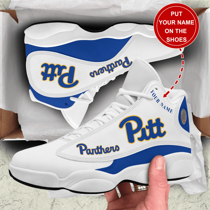 Pittsburgh Panthers Air Jordan 13 Shoes Custom Name