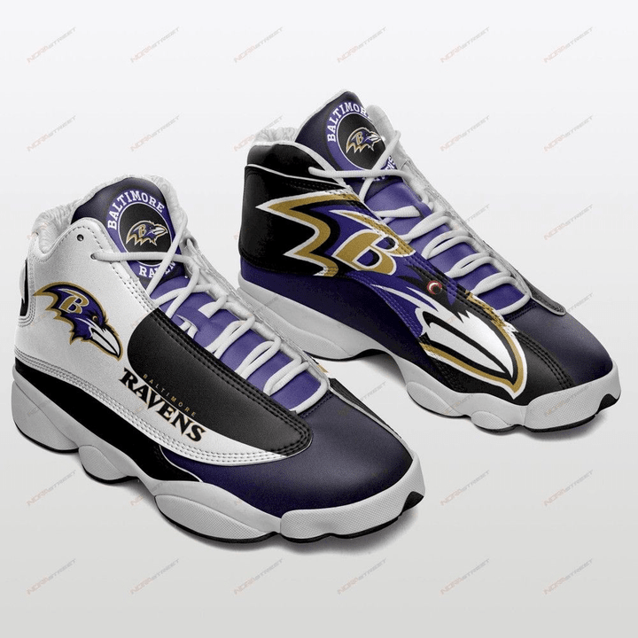 Baltimore Ravens Air Jordan 13 Shoes Sneakers Sport For Fan Sneakers