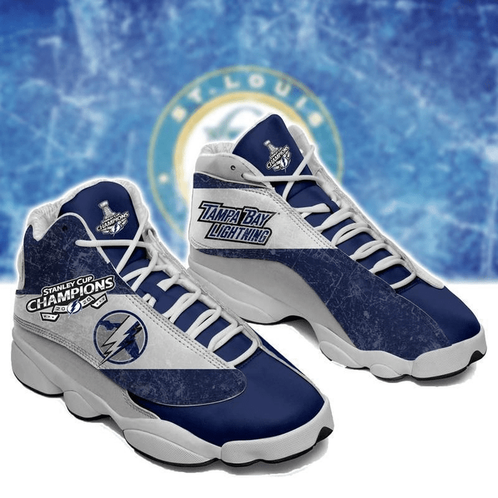 Tampa Bay Lightning Ice Hockey Team Air Jordan 13 Shoes Design For Fans