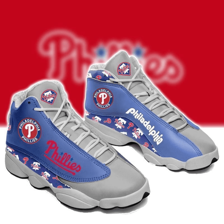 Philadelphia Phillies Air Jordan 13 Sneakers Shoes Design For Fans