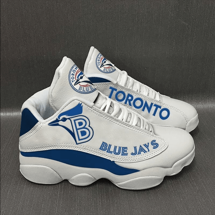 "Toronto Blue Jays Mlb Football Team Air Jordan 13 Shoes