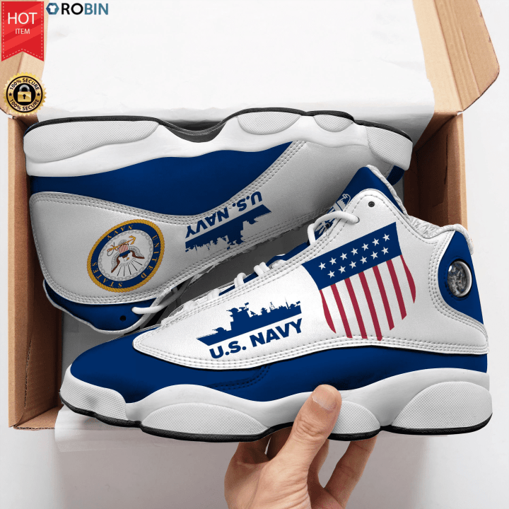 Us Navy Veteran Shoes Air Jordan 13 Gift