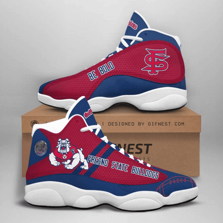 Fresno State Bulldogs Air Jordan 13 Shoes Sneakers American Football Fan Gift