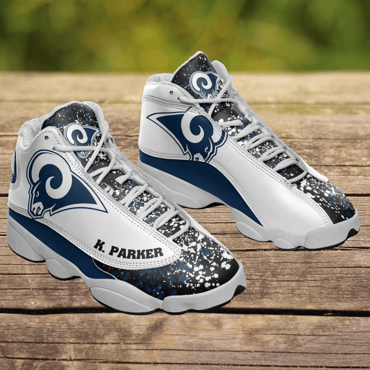 Los Angeles Rams K. Parker Air Jordan 13 Shoes Sneakers American Football Fan Gift