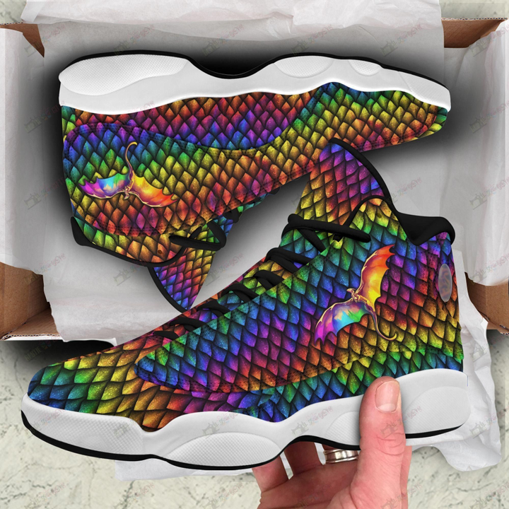 Dragon Rainbow Hologram Color Air Jordan 13 Shoes