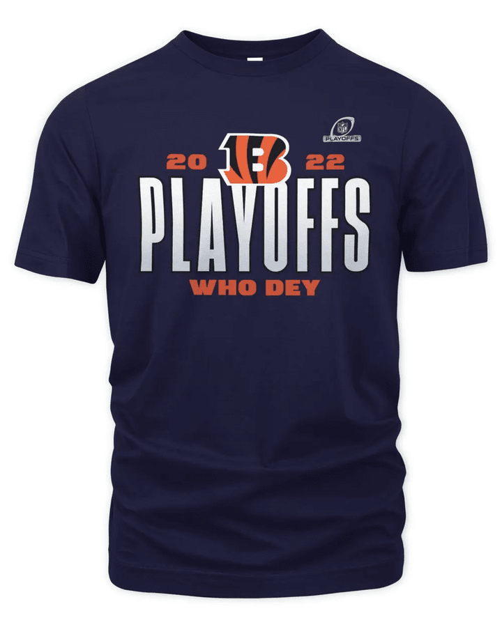 Cincinnati Bengals 2022 NFL Playoffs Our Time Navy T-Shirt