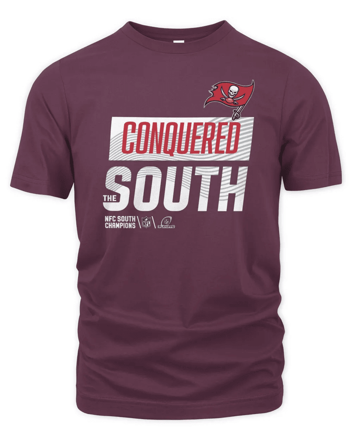 Tampa Bay Buccaneers South Division Champions Maroon T-Shirt