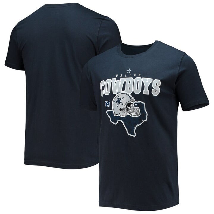 Dallas Cowboys New Era Navy Unisex T-Shirt