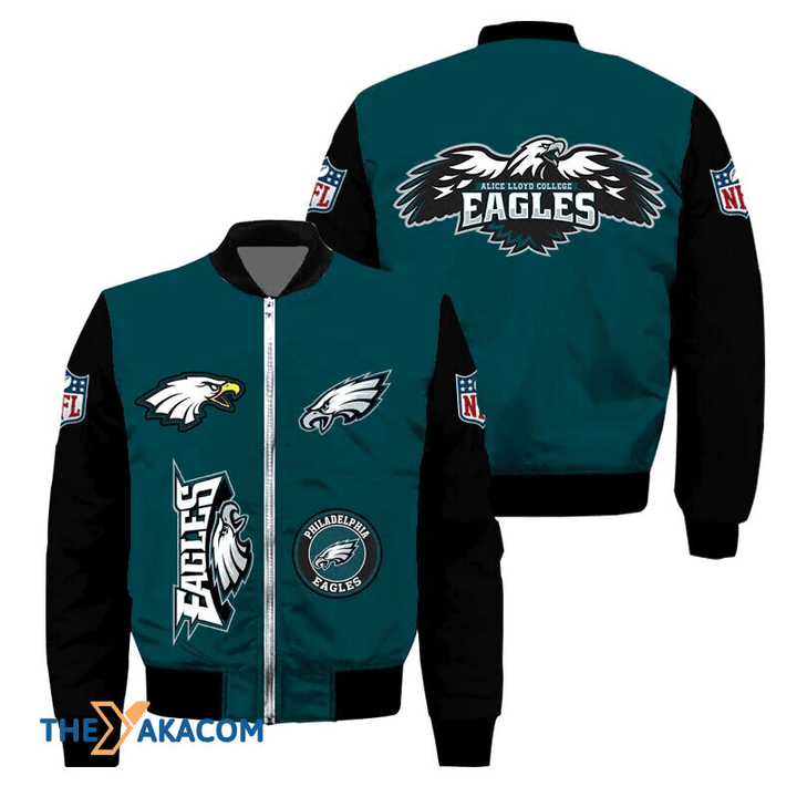 Philadelphia American Football Philly Eagles Super Bowl 3D Printed Unisex Bomber Jacket