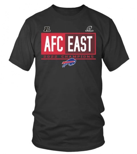 Buffalo Bills 2022 Afc East Division Champions Blocked Favorite Black T Shirt