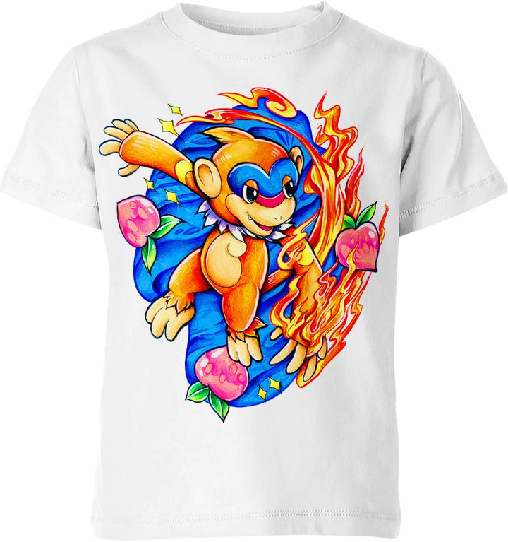 Monferno From Pokemon 3D T-shirt For Men And Women