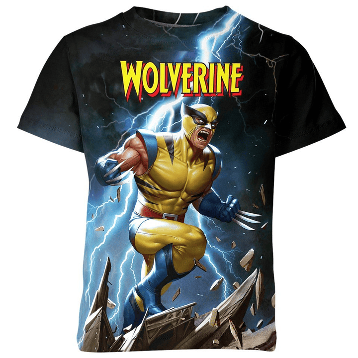 Wolverine From X-Men Marvel Heroes 3D T-shirt Gift For Fans