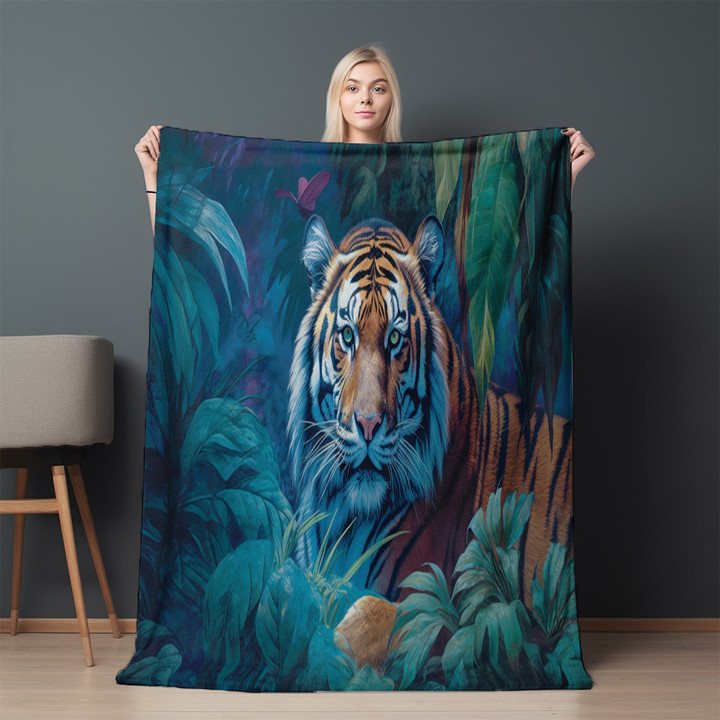 Importance Of Protecting Animals Printed Sherpa Fleece Blanket Socially Conscious Design