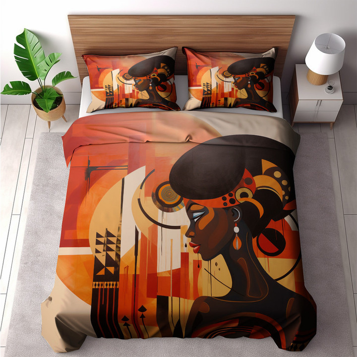 The Beauty Of African Women Human Design Printed Bedding Set Bedroom Decor
