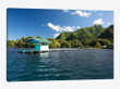 Dock In The Pacific Ocean, Moorea, Tahiti, French Polynesia