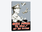 WWII Poster Of General Douglas MacArthur And Bomber Planes