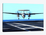 An E-2C Hawkeye Approaches For Landing Aboard USS John C. Stennis