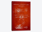 Float Plane Red Patent Blueprint