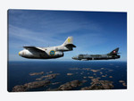 Saab J 29 And Hawker Hunter Vintage Jet Fighters Of The Swedish Air Force