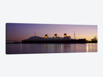 RMS Queen Mary in an ocean, Long Beach, Los Angeles County, California, USA