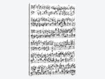 Photograph Of Johan Sebastian Bach's Music Score