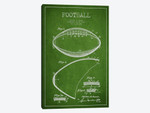 Football Green Patent Blueprint