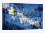 City Flag Overlay Series (Fresh Paint): Las Vegas, Nevada (Welcome Sign)