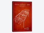 Table Football 2 Red Patent Blueprint