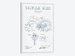 Francis X. Frank Bicycle Sled Patent Sketch (Ink)