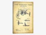 G.W. Akers Bike Extension Frame Patent Sketch (Vintage)