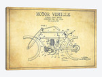 Edward Y. White Motor Vehicle Patent Sketch (Vintage)