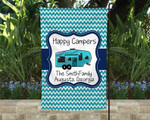 Fifth Wheel Camper Flag, Happy Campers Flag Personalized
