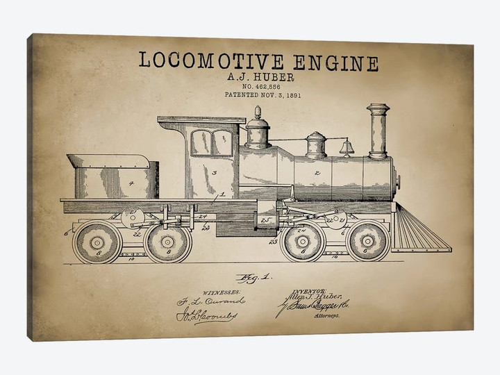 Locomotive Engine, 1891