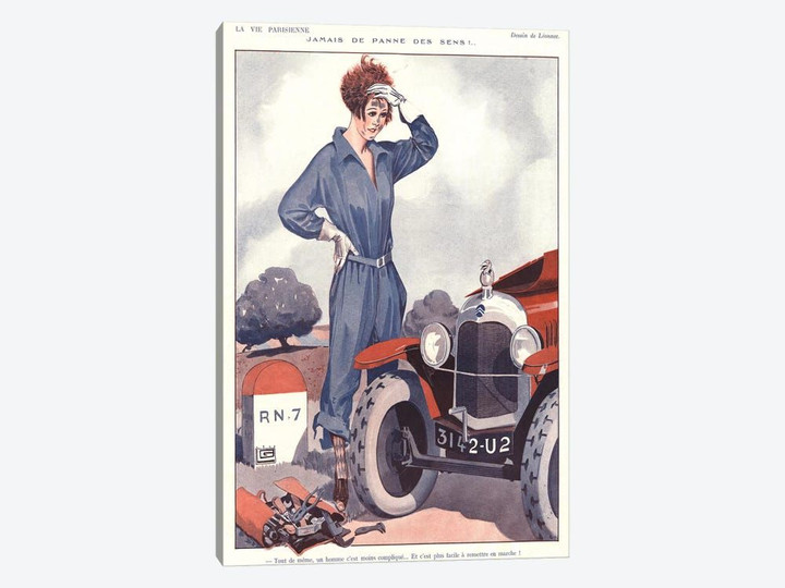 1920s La Vie Parisienne Magazine Plate