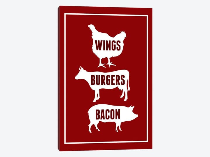 Wings Burgers Bacon