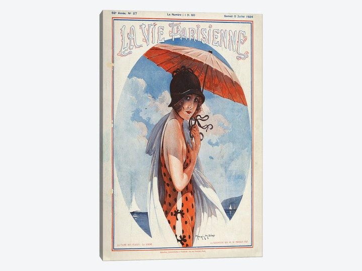1924 La Vie Parisienne Magazine Cover