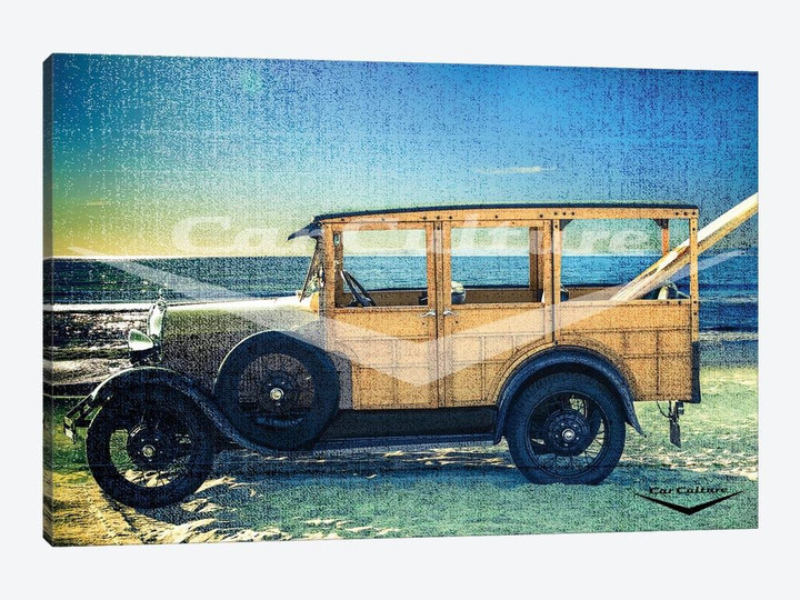 "Surfin' At Del Mar" - Beach Boys' Ford Model A Woodie Wagon