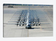 A Line Of C-130 Hercules Taxi At Nellis Air Force Base, Nevada