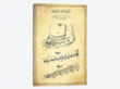 Sailboat 4 Vintage Patent Blueprint