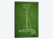 Sailboat 1 Green Patent Blueprint