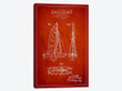 Sailboat Red Patent Blueprint
